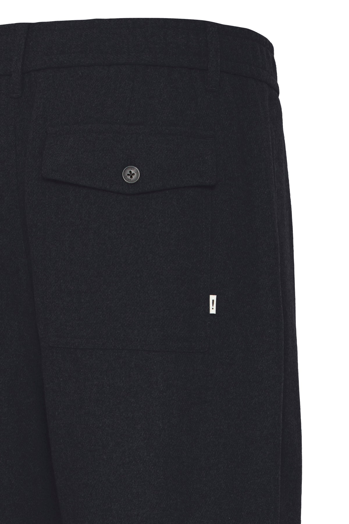 Solid Liam Elasticated Wool Pants Black – produktbilde 5