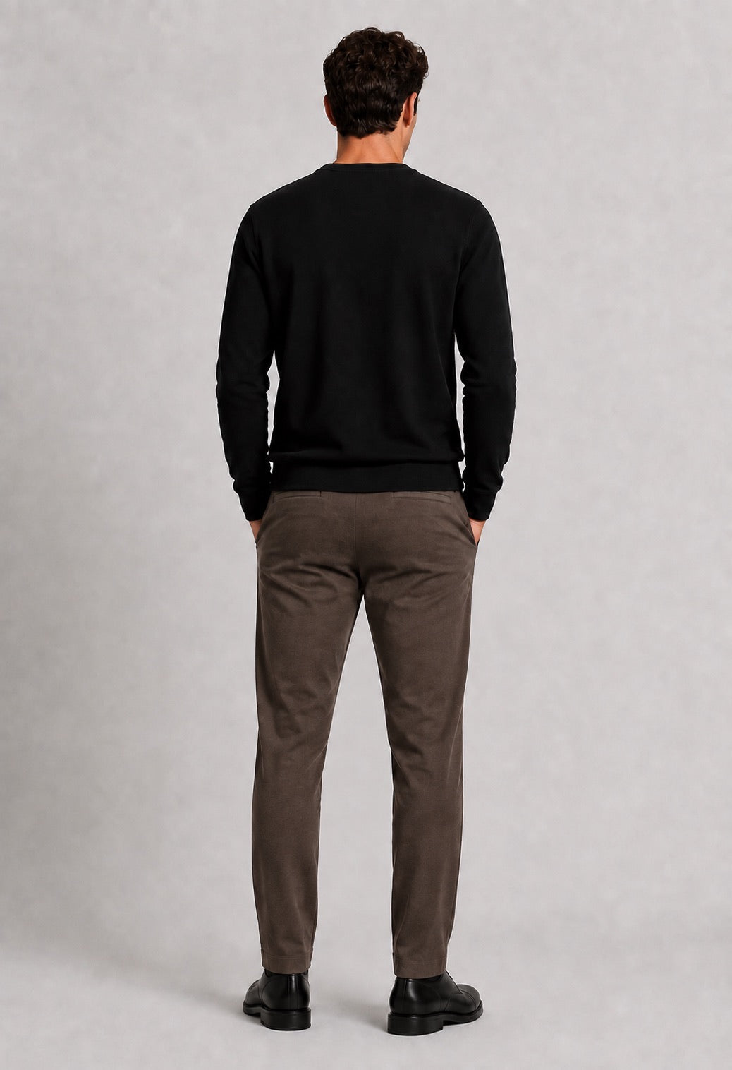 Clean Cut Copenhagen Brendon Jersey Pants Dark Khaki – bilde 4