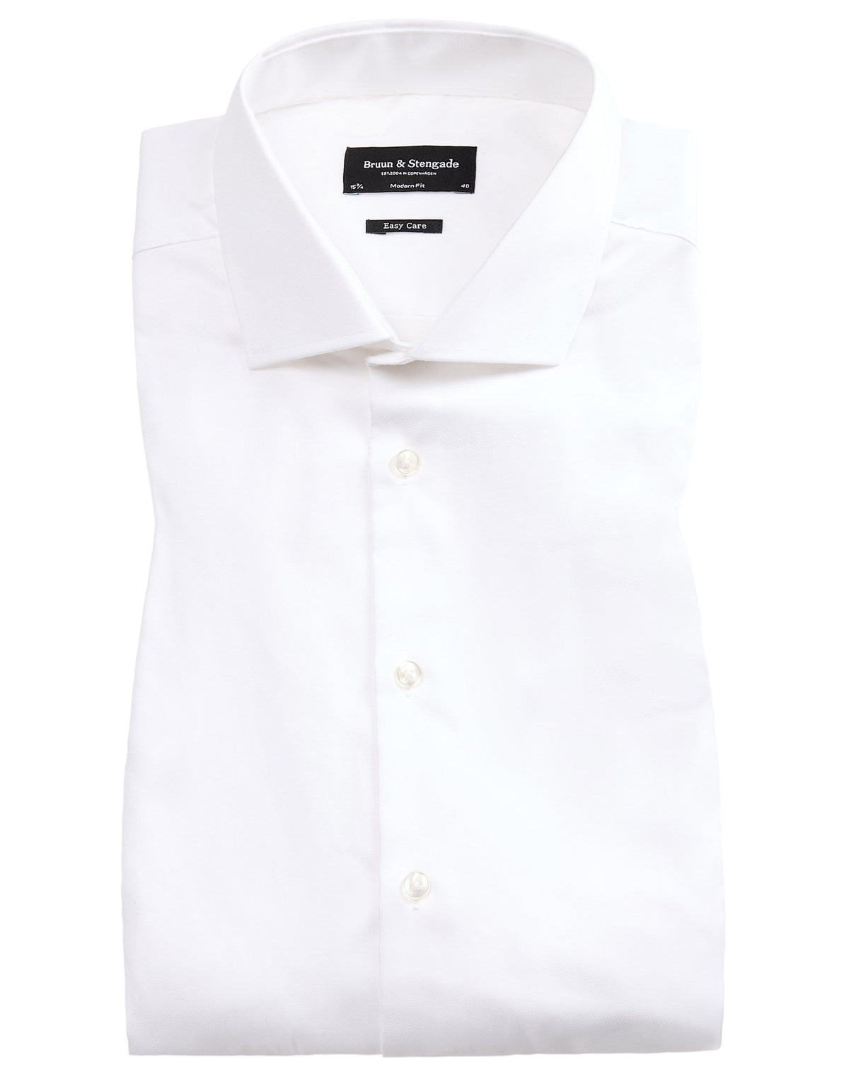 Bruun & Stengade Begovic Modern Fit Skjorte White