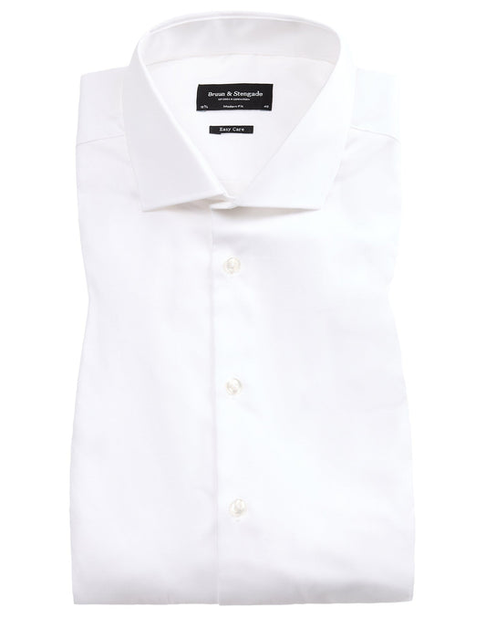 Bruun & Stengade Begovic Modern Fit Skjorte White