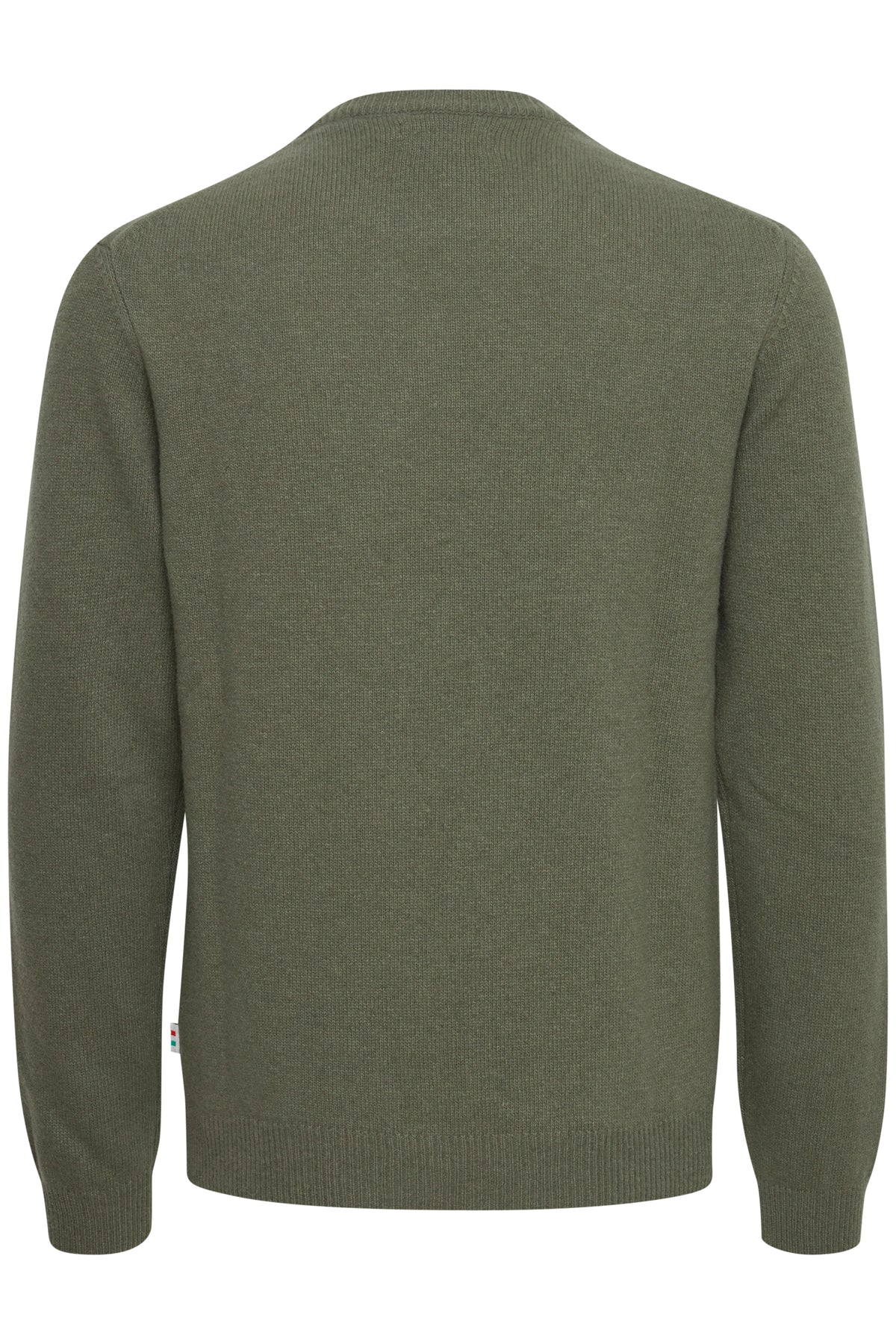 Casual Friday Karl Lambswool Crew Neck Knit Green Melange – produktbilde 2