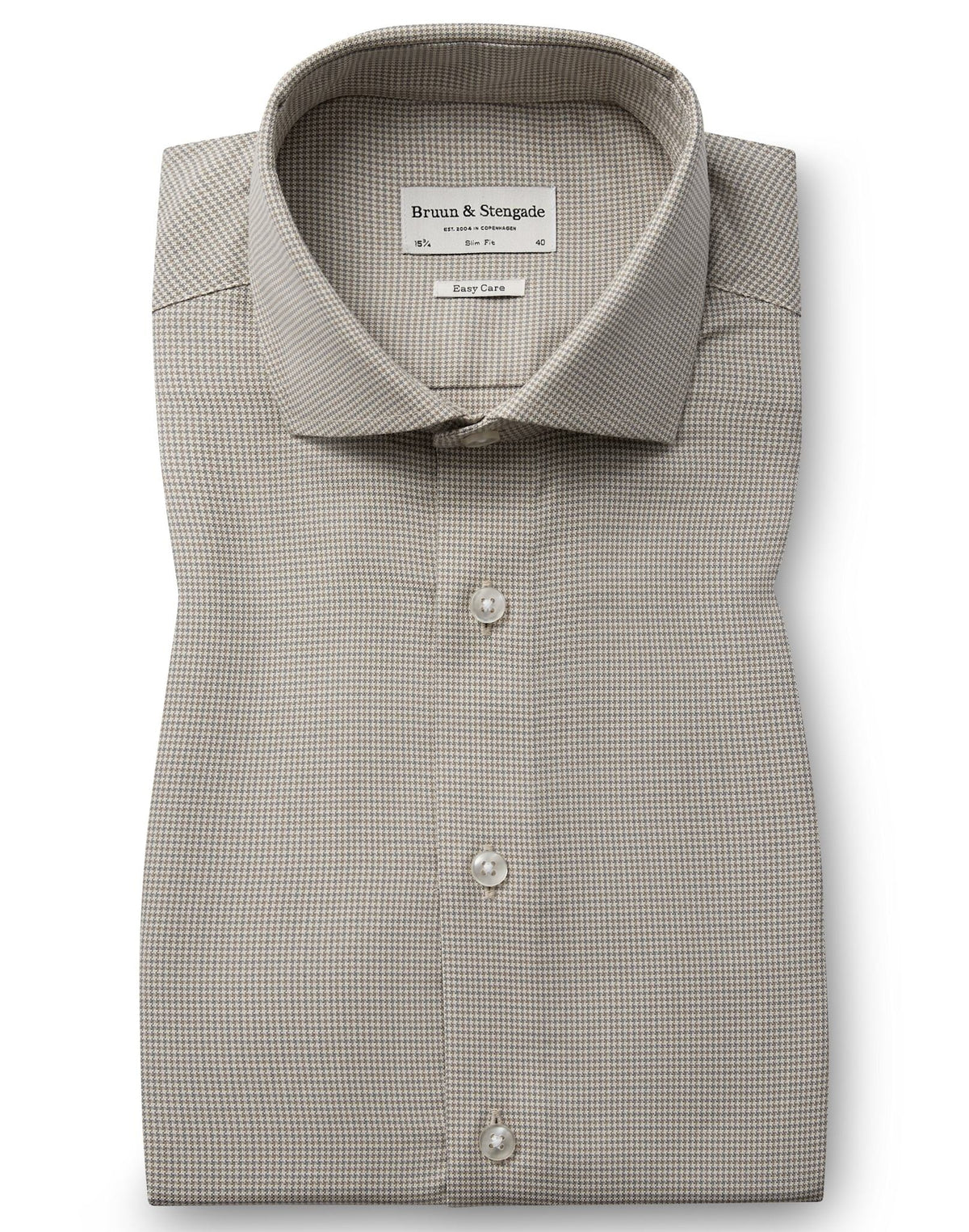 Bruun & Stengade Seymour Slim Fit Skjorte Grey