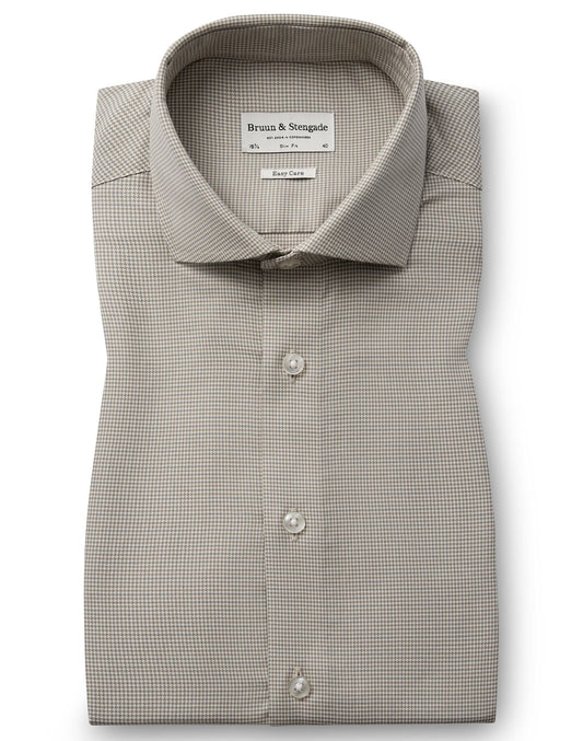 Bruun & Stengade Seymour Slim Fit Skjorte Grey
