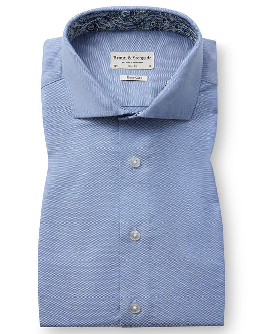 Bruun & Stengade Brunstrom Slim Fit Skjorte Light Blue