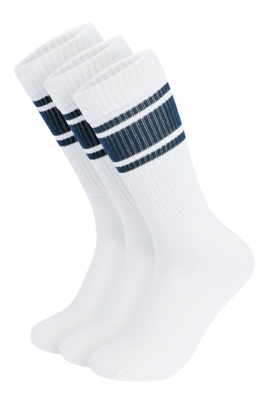 Lindbergh Cotton Socks 3-pack i hvit – produktsett