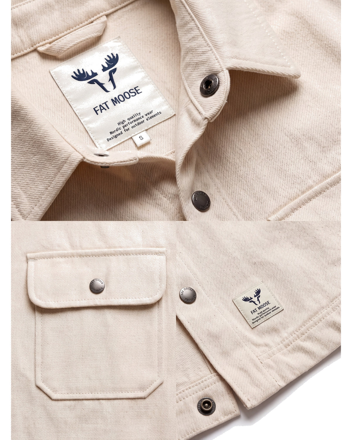 Fat Moose Pablo Plain Overshirt – produktbilde 3