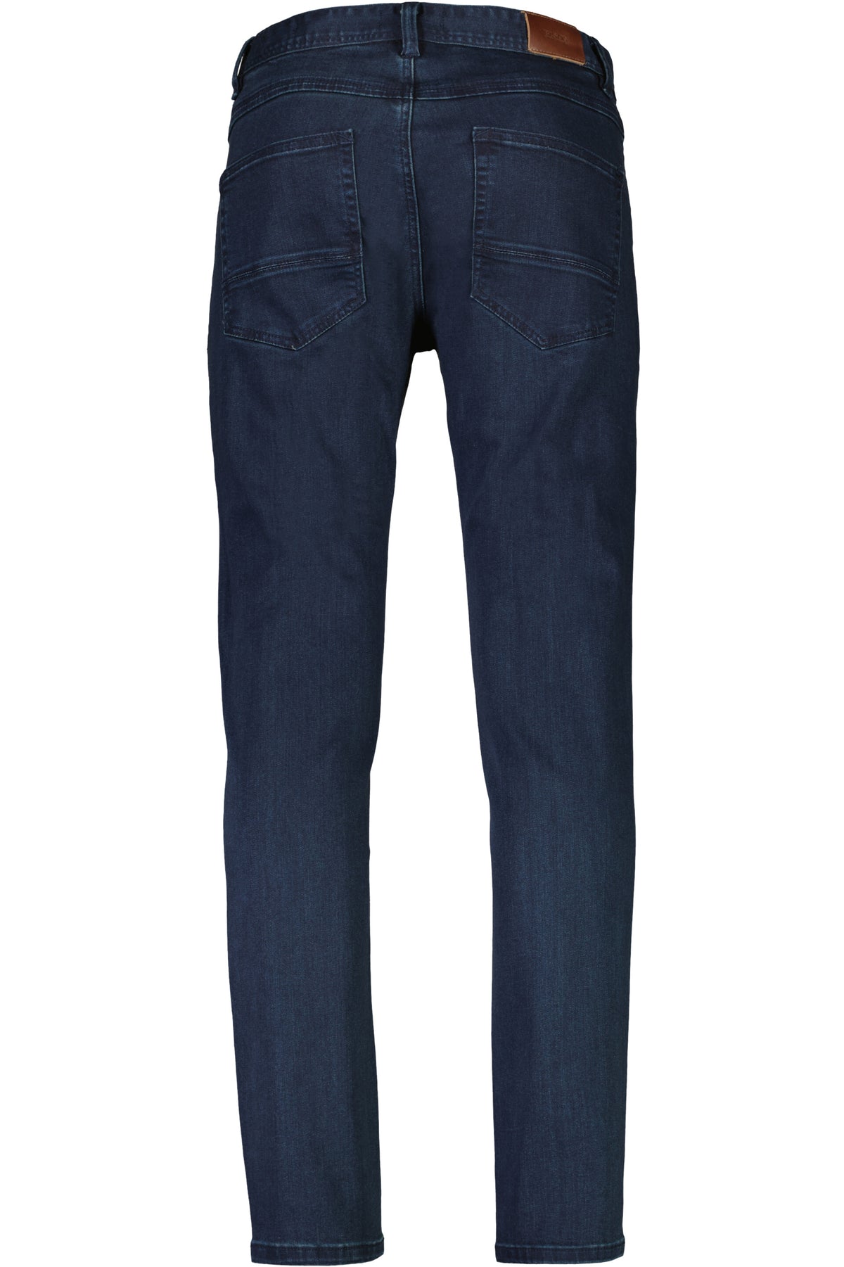 Bison Superflex Jeans Tapered Fit Fine Blue – rent produktbilde bakside