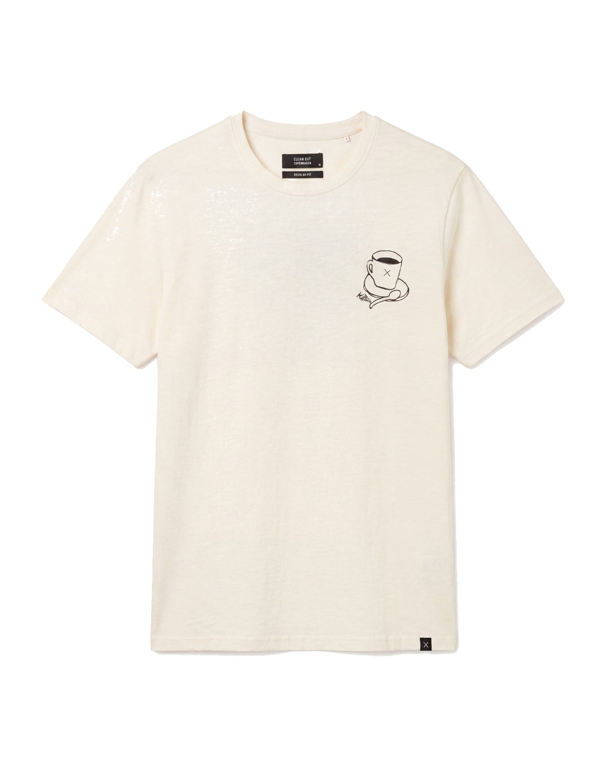 Clean Cut Copenhagen Embrace Organic T-Shirt Ecru – produktbilde 1