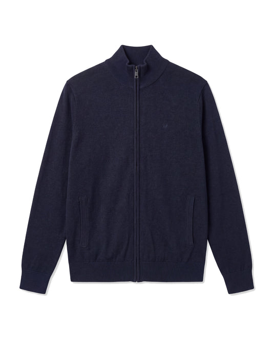 Pre End Malcom Cardigan Dark Sapphire Melange – produktbilde 1