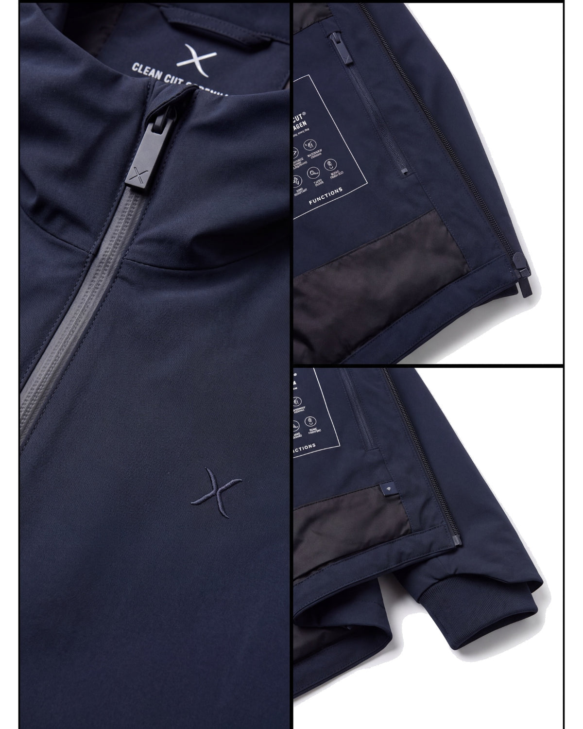 Clean Cut Copenhagen Noah Jacket Navy – produktbilde 3