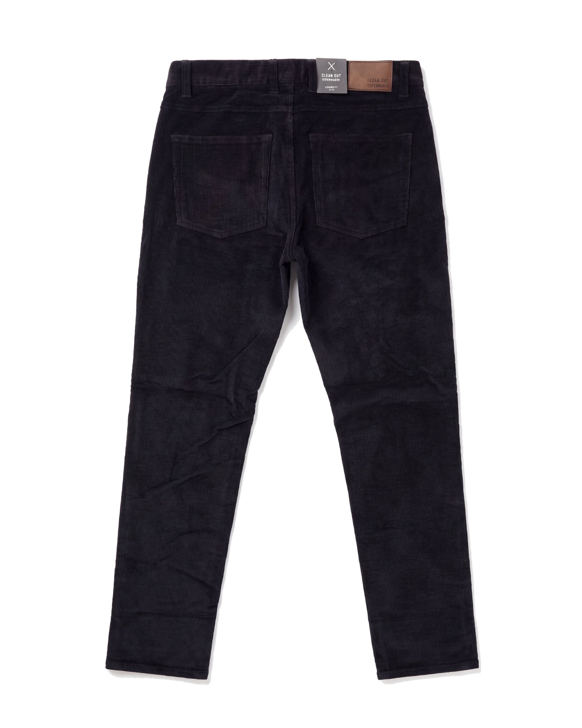 Clean Cut Copenhagen London Corduroy Pant Dark Navy – produktbilde 2