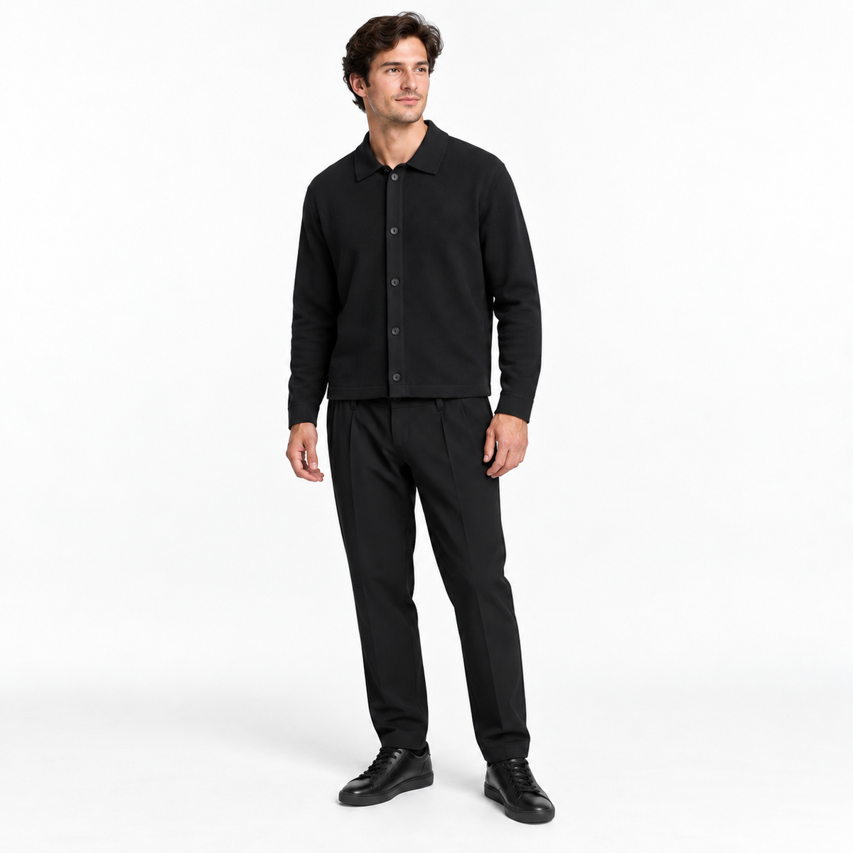 Casual Friday Anker på modell med Marc stretchbukse