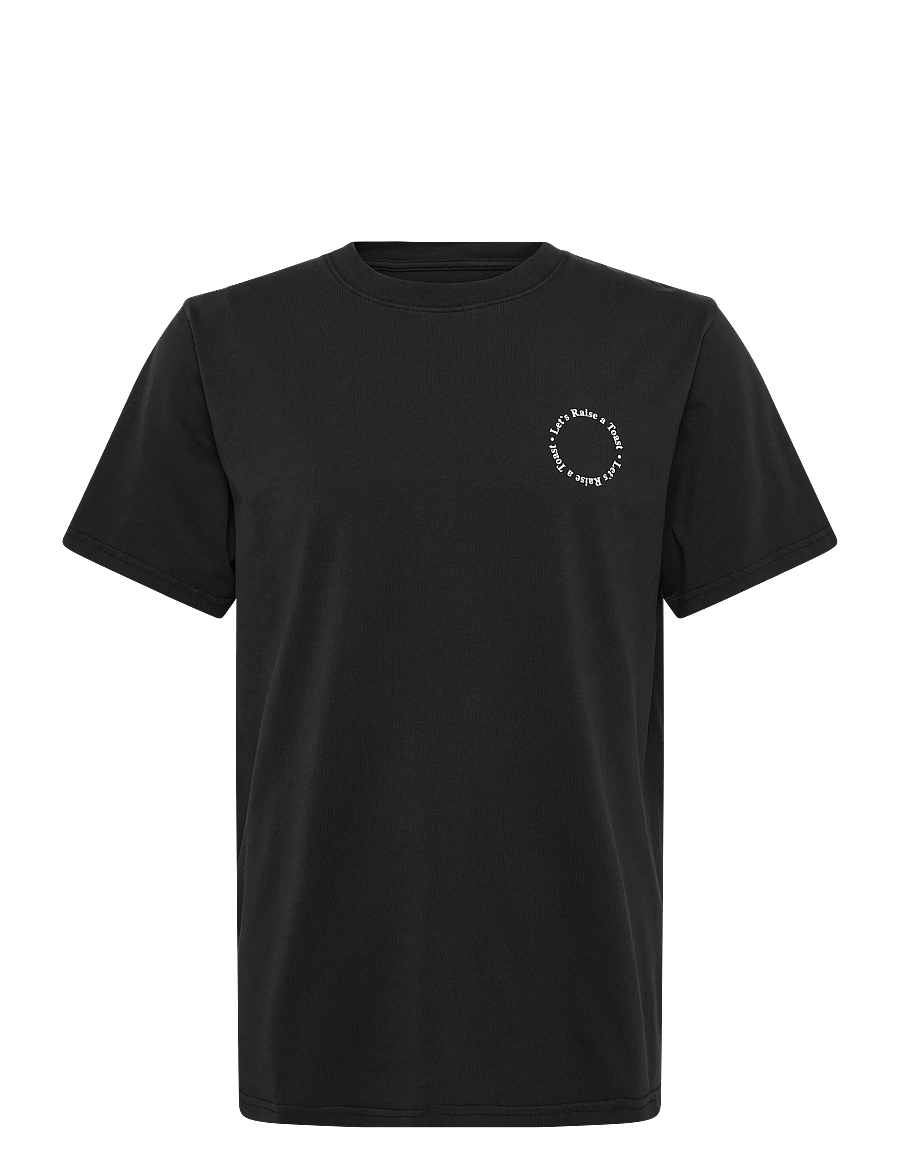 Solid Rue T-Skjorte True Black – produktbilde