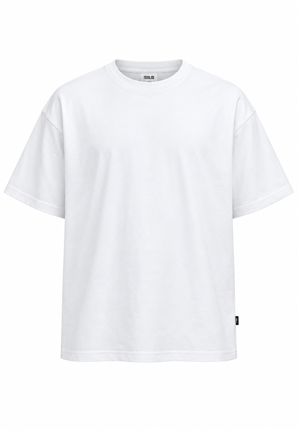Solid Danton Box Fit T-Skjorte White – produktbilde