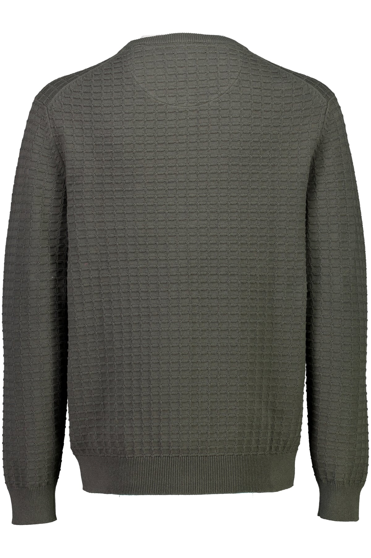 Bison Structure Knit Dark Army Melange – bakside