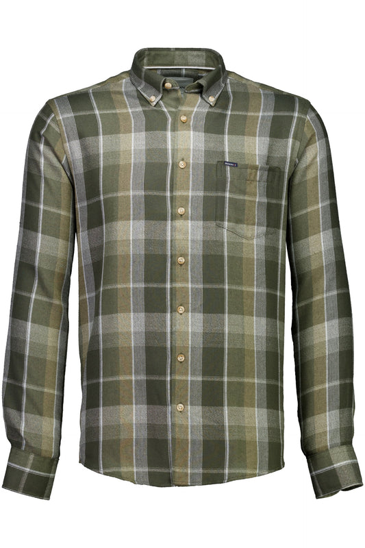 Bison Casual Shirt Dark Army Check – produktbilde 4