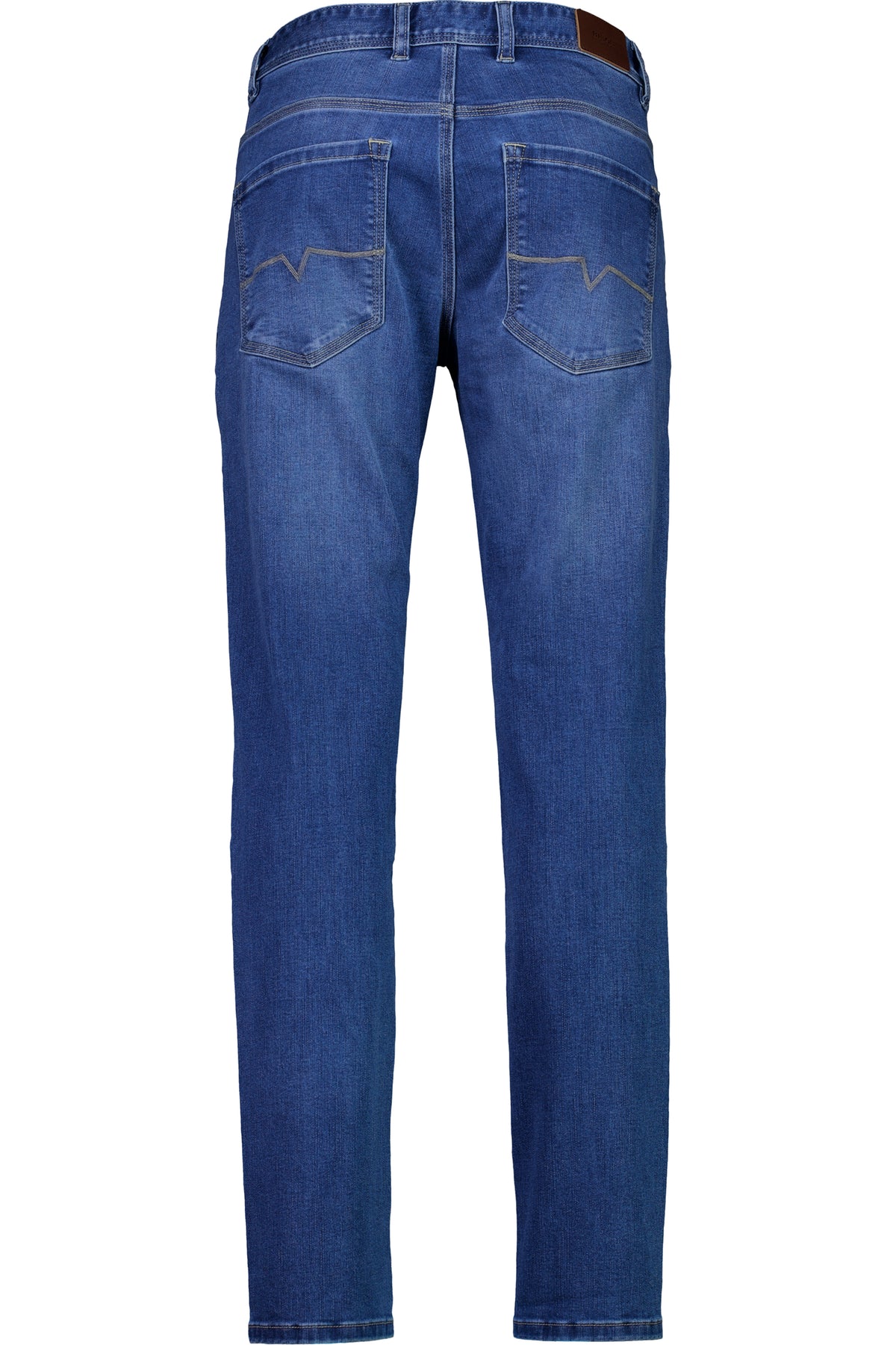 Bison Superflex Jeans Tapered Fit Aqua Blue – bilde 2