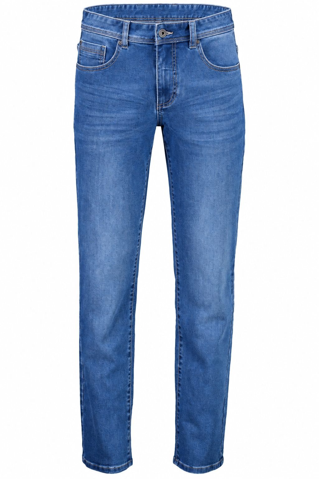 Bison Superflex Jeans Tapered Fit Aqua Blue – produktbilde