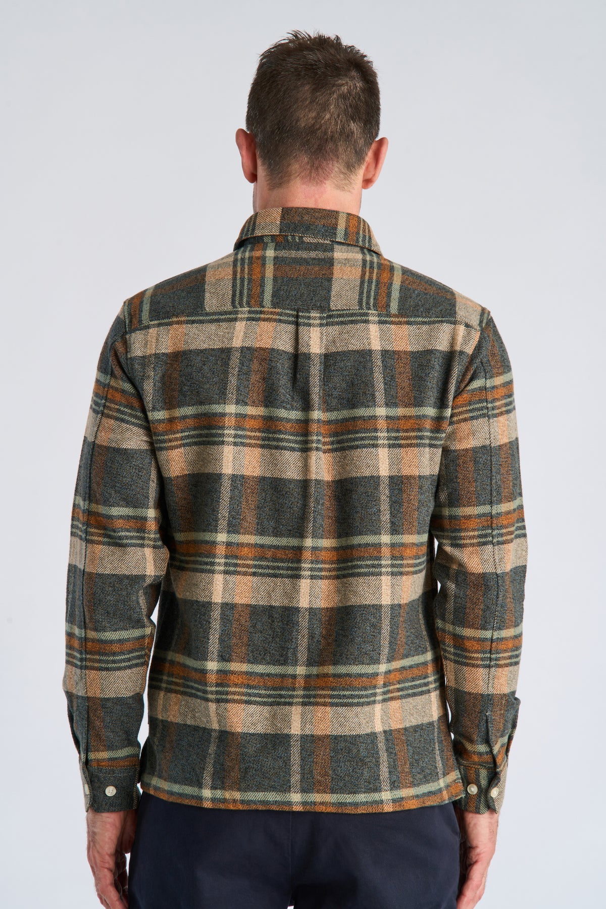 Bison Overshirt Dark Sand – bilde 3