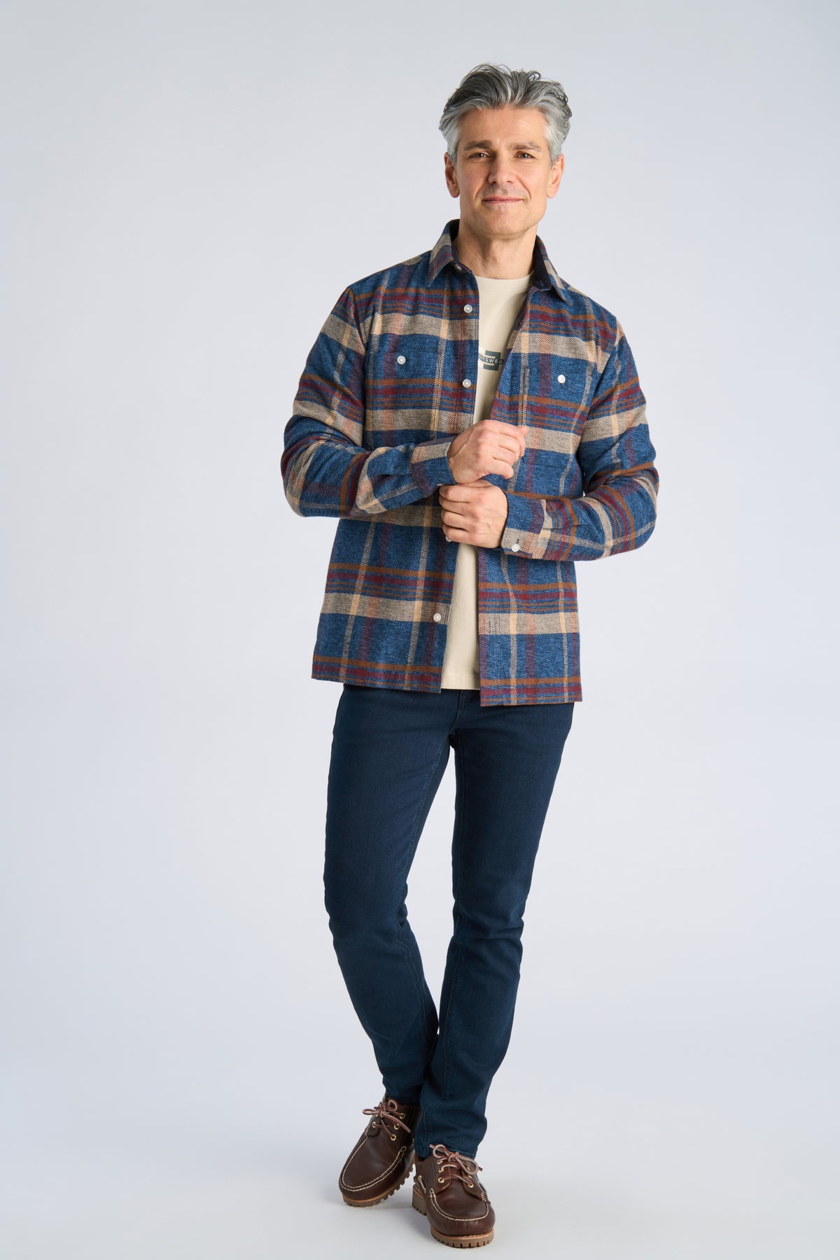 Bison Overshirt Navy – bilde 1