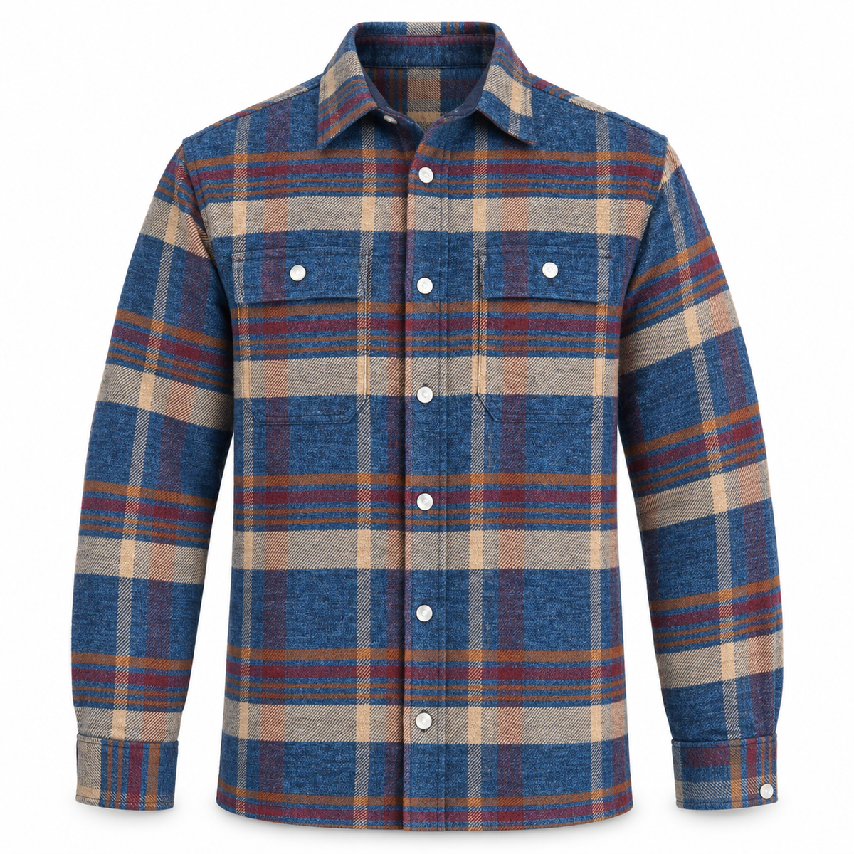 Bison Overshirt Navy – produktbilde