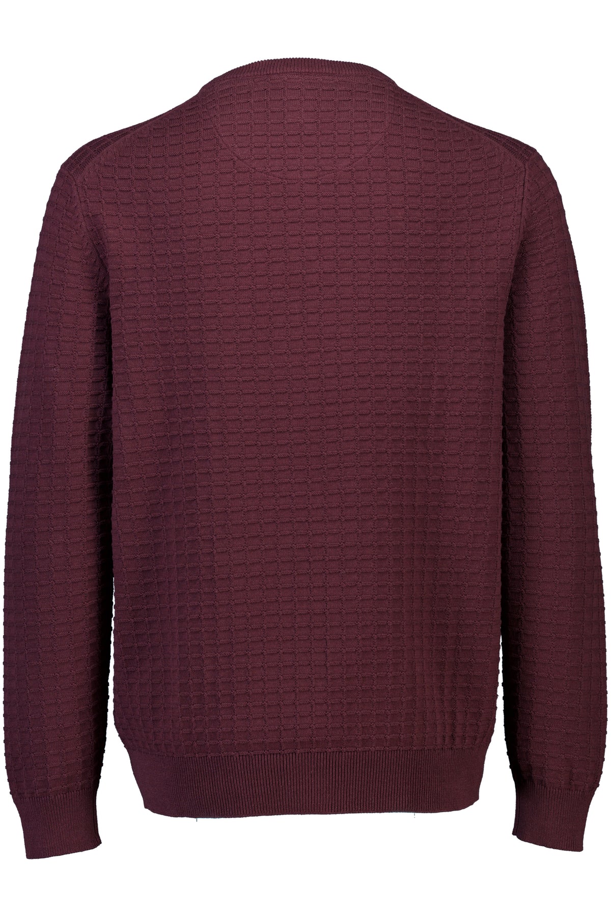 Bison Structure Knit Wine Melange – bakside