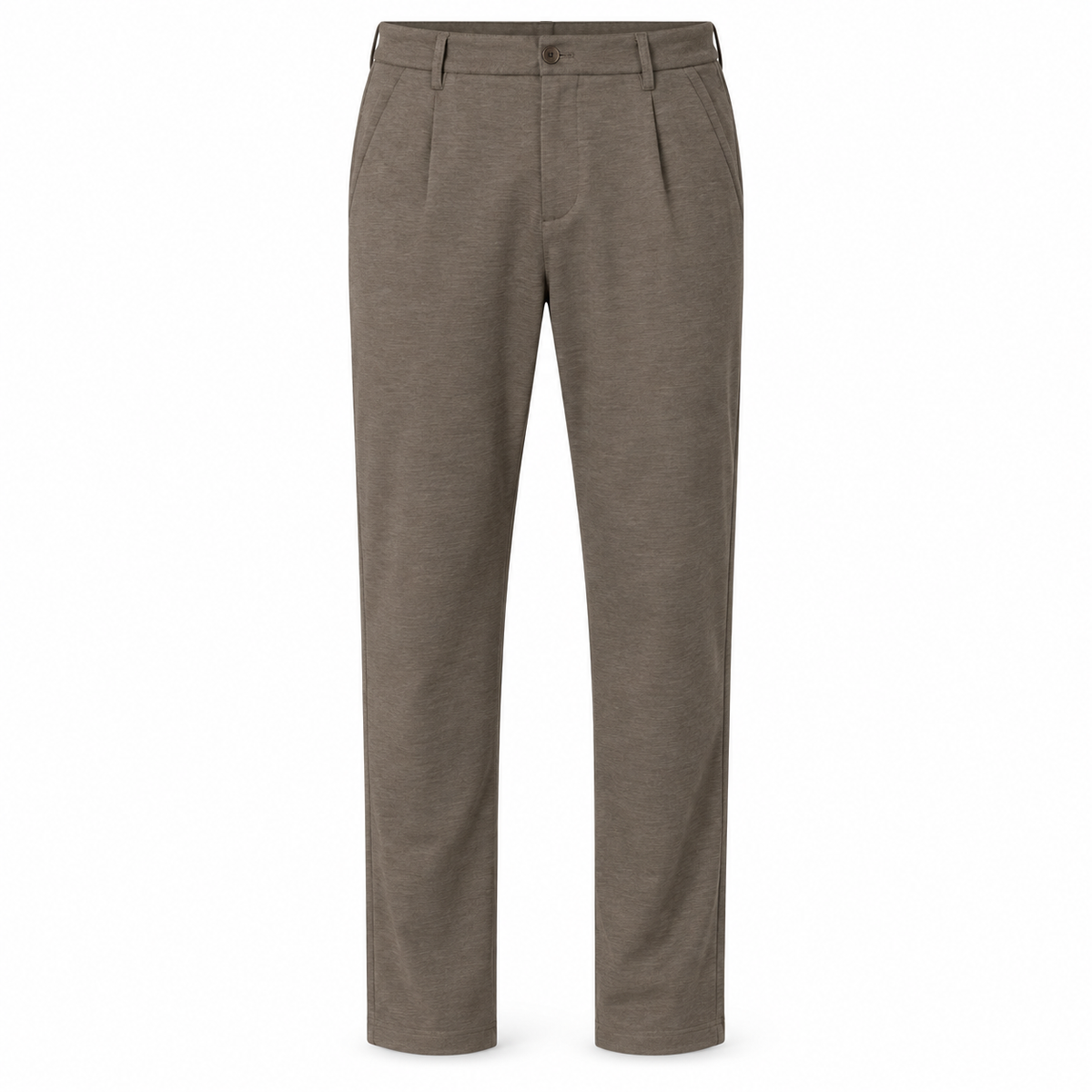 Clean Cut Copenhagen Brendon Jersey Pants Dark Khaki – produktbilde