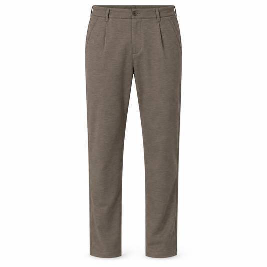 Clean Cut Copenhagen Brendon Jersey Pants Dark Khaki – produktbilde