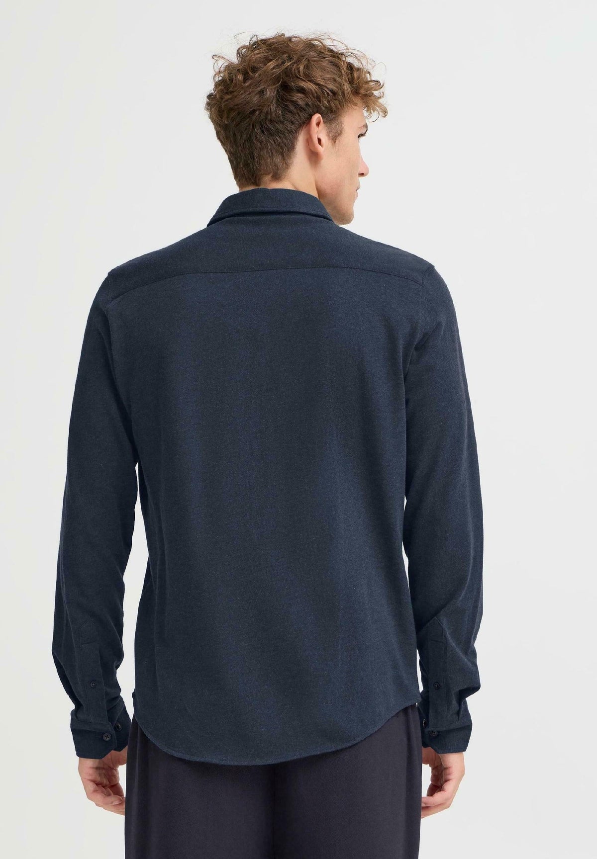Casual Friday Arkan Formal Shirt Dark Navy Melange – produktbilde 3