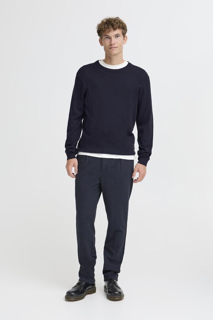 Casual Friday Bells LS Crew Knit Dark Navy – produktbilde 2
