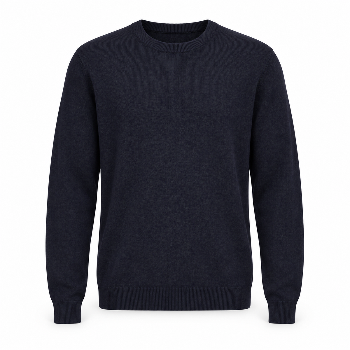 Casual Friday Bells LS Crew Knit Dark Navy – produktbilde