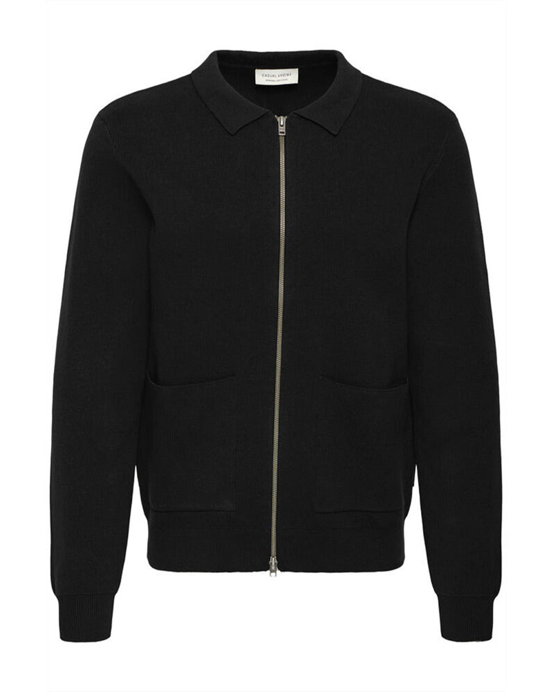 Casual Friday Diego Knit Black – dokumentert farge: Black Beauty – produktbilde 3