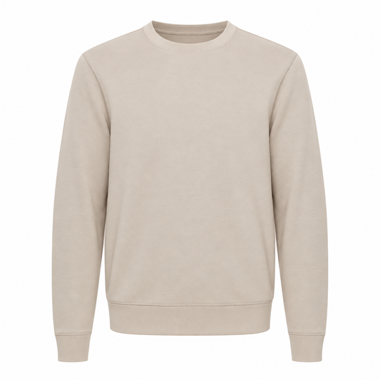 Casual Friday Sebastian Crew Neck Swe Chateau Gray – produktbilde