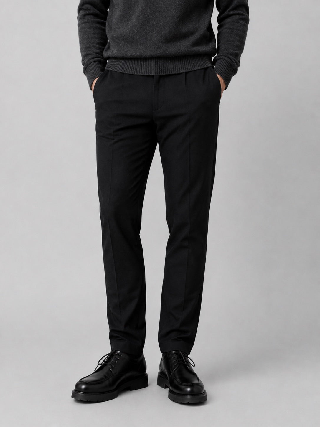 Clean Cut Copenhagen Brendon Jersey Pants Black – bilde 1