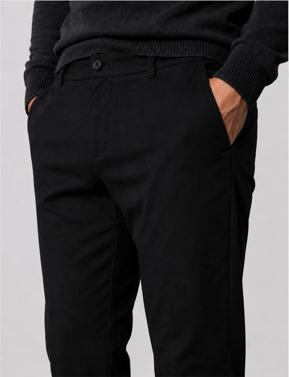 Clean Cut Copenhagen Brendon Jersey Pants Black – bilde 2
