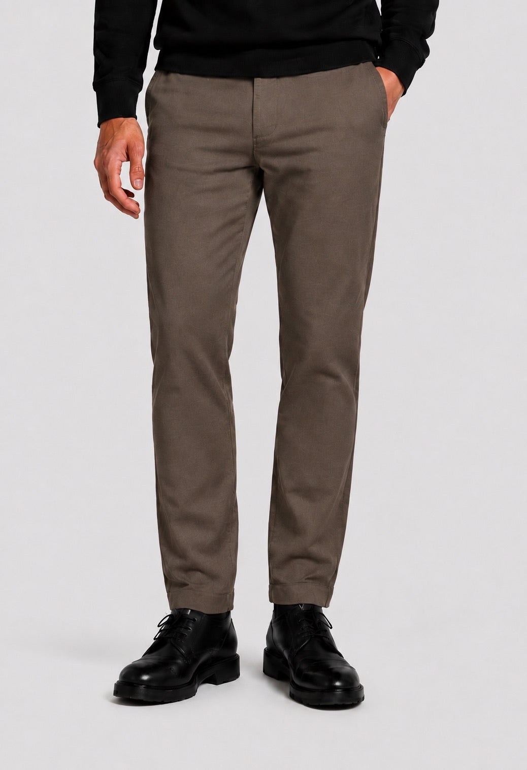 Clean Cut Copenhagen Brendon Jersey Pants Dark Khaki – bilde 1