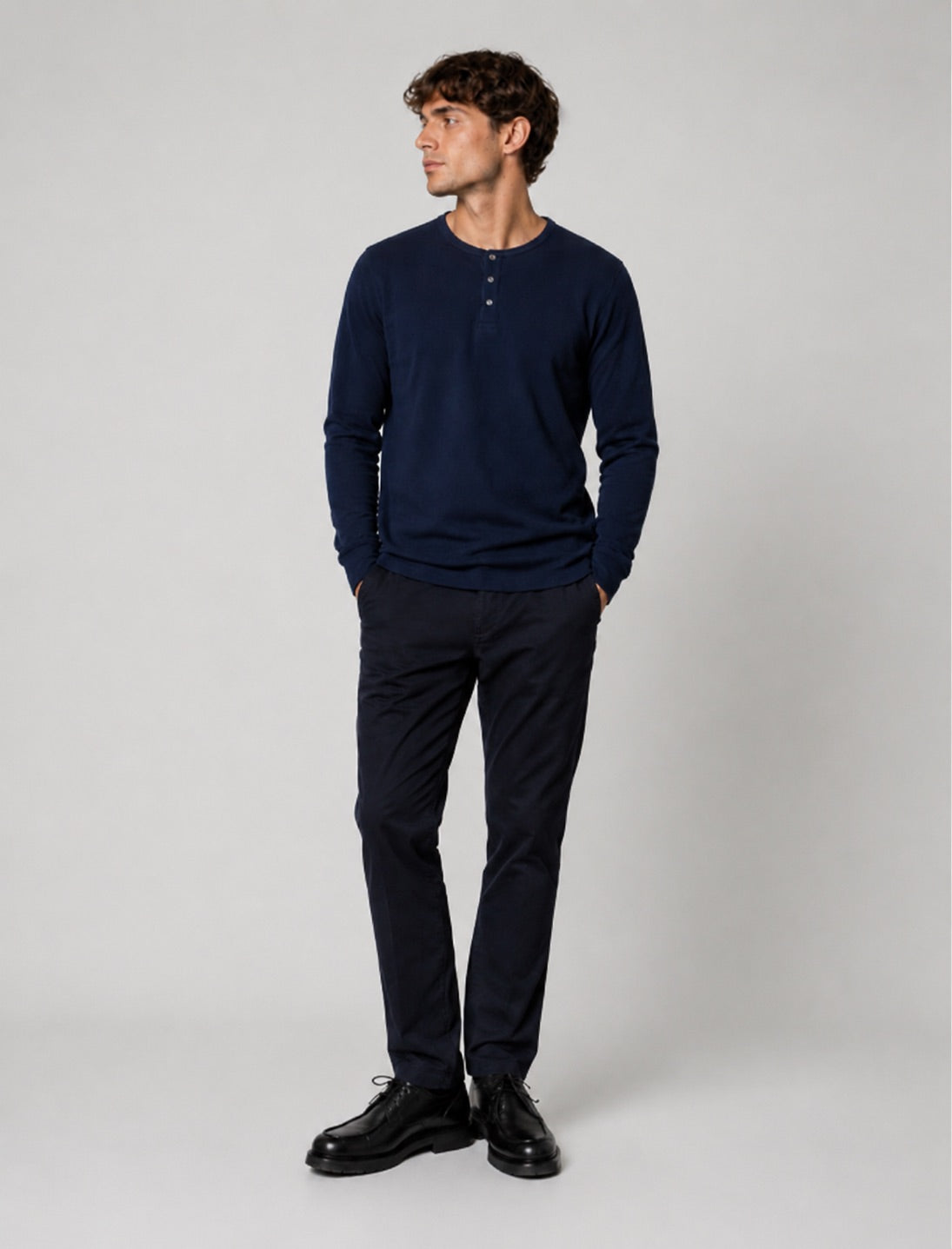 Clean Cut Copenhagen Brendon Jersey Pants Navy – bilde 3