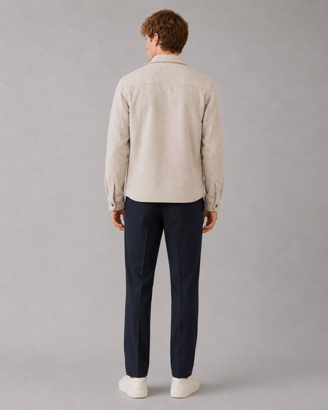 Clean Cut Copenhagen Ditlev Overshirt Ecru – bilde 4