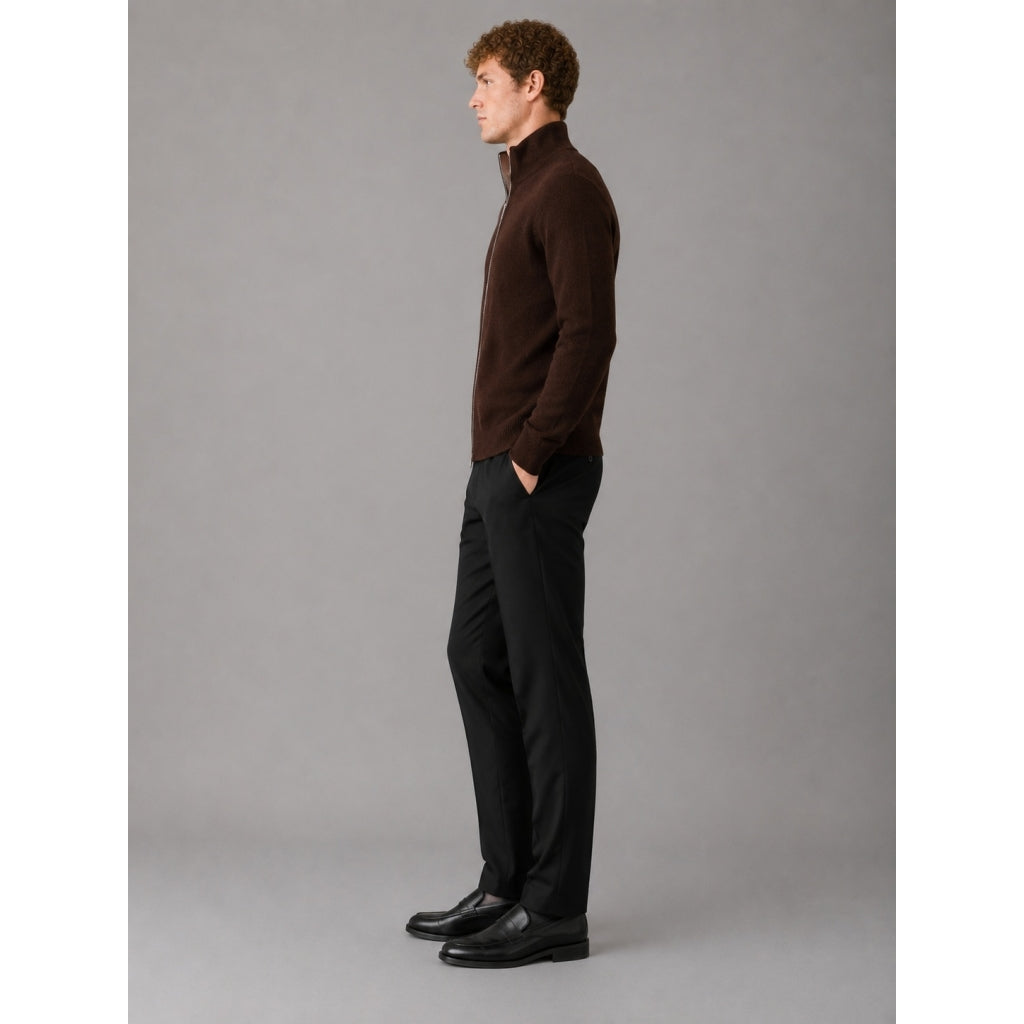 Clean Cut Copenhagen Mario Cardigan Dark Brown – bilde 4