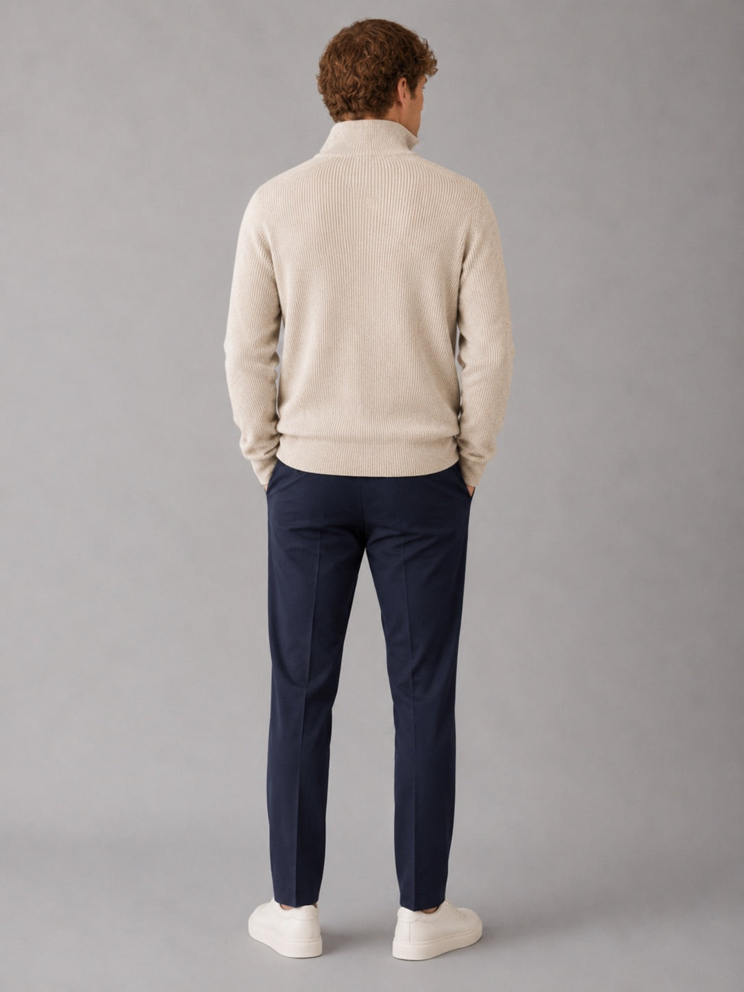Clean Cut Copenhagen Mario Cardigan Ecru Melange – bilde 4