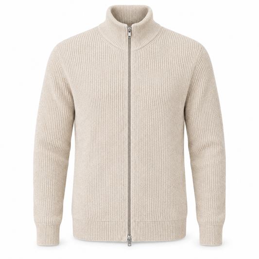 Clean Cut Copenhagen Mario Cardigan Ecru Melange – produktbilde