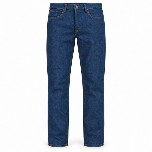 Casual Friday Karup jeans i dyp middelblå – produktbilde