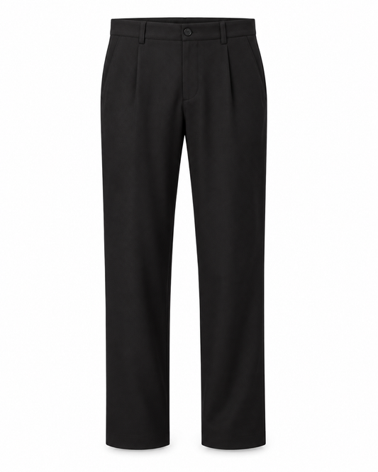 Clean Cut Copenhagen Diego Barcelona Pants Black – packshot på hvit bakgrunn