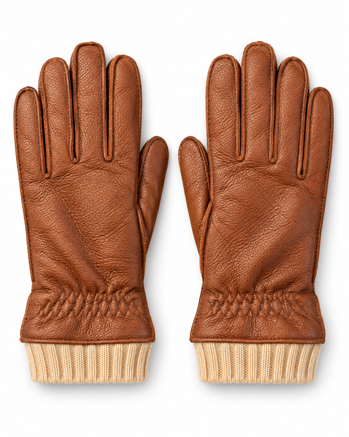Connexion skinnhansker Hudson Cognac – produktbilde