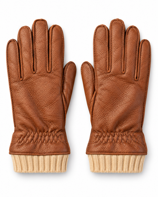 Connexion skinnhansker Hudson Cognac – produktbilde