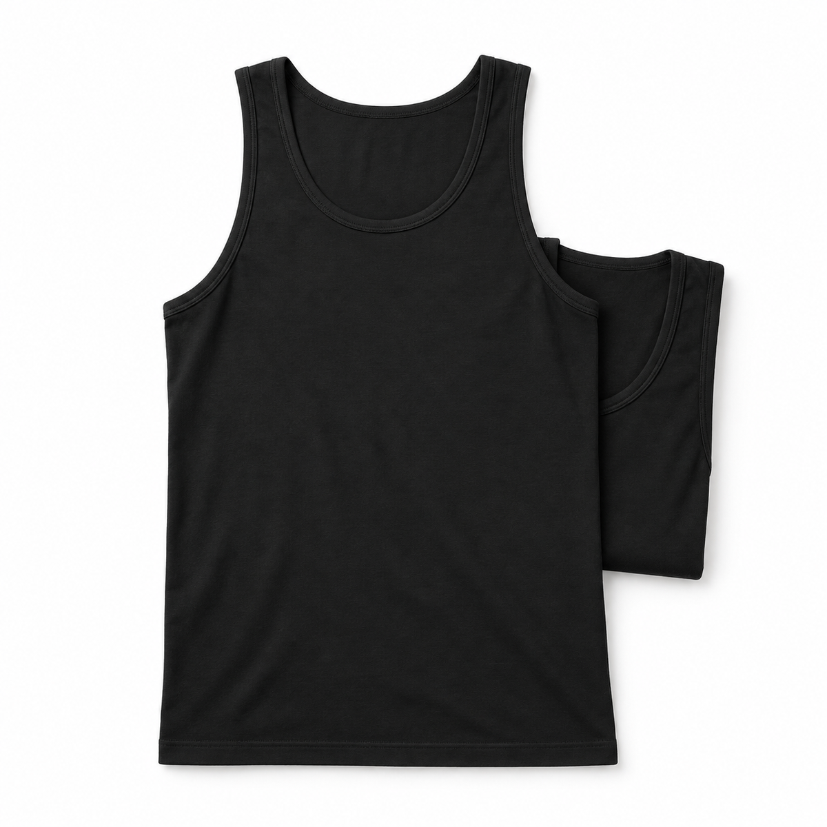 JBS Organic Bamboo-Viscose singlet 2-pack i sort