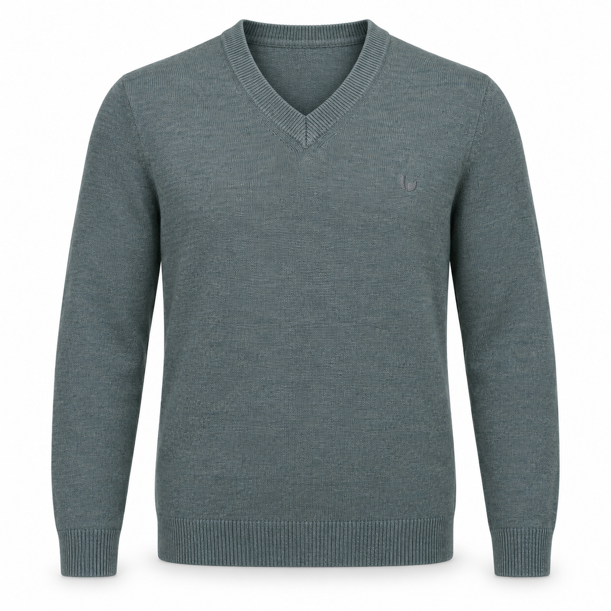 Pre End Malcom V-neck Green Melange – produktbilde