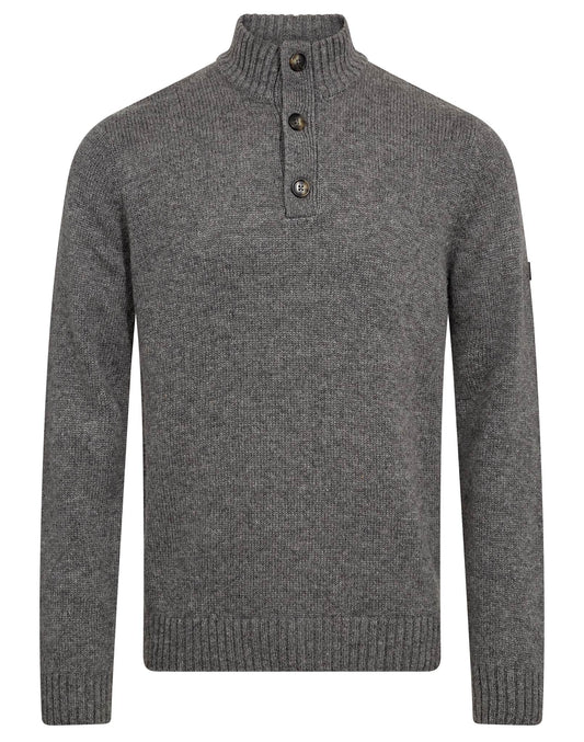 Bruun & Stengade Socotra Strikket Ullgenser Grey – produktbilde