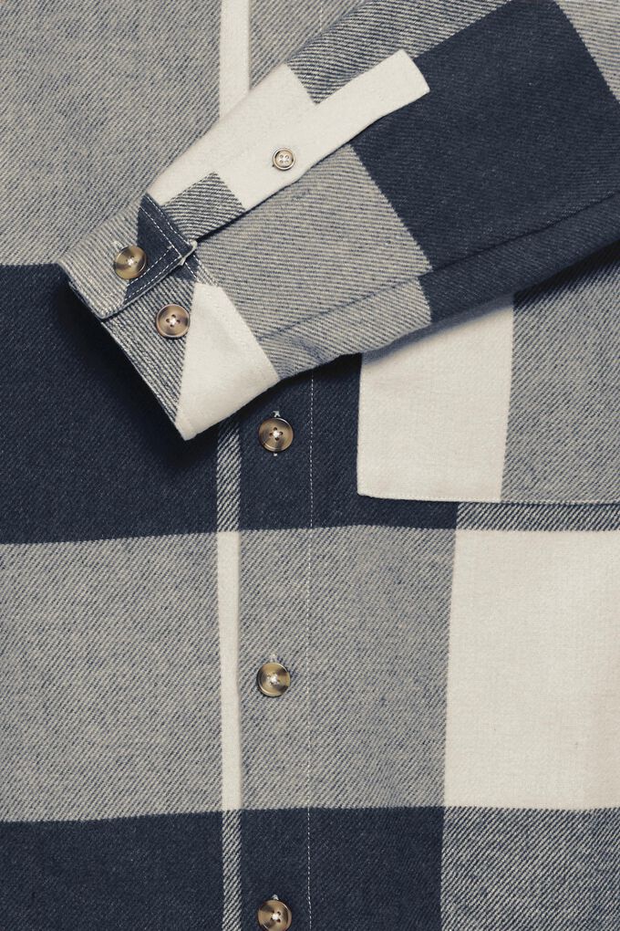 Solid Manheim Overshirt Insignia Blue – produktbilde 4