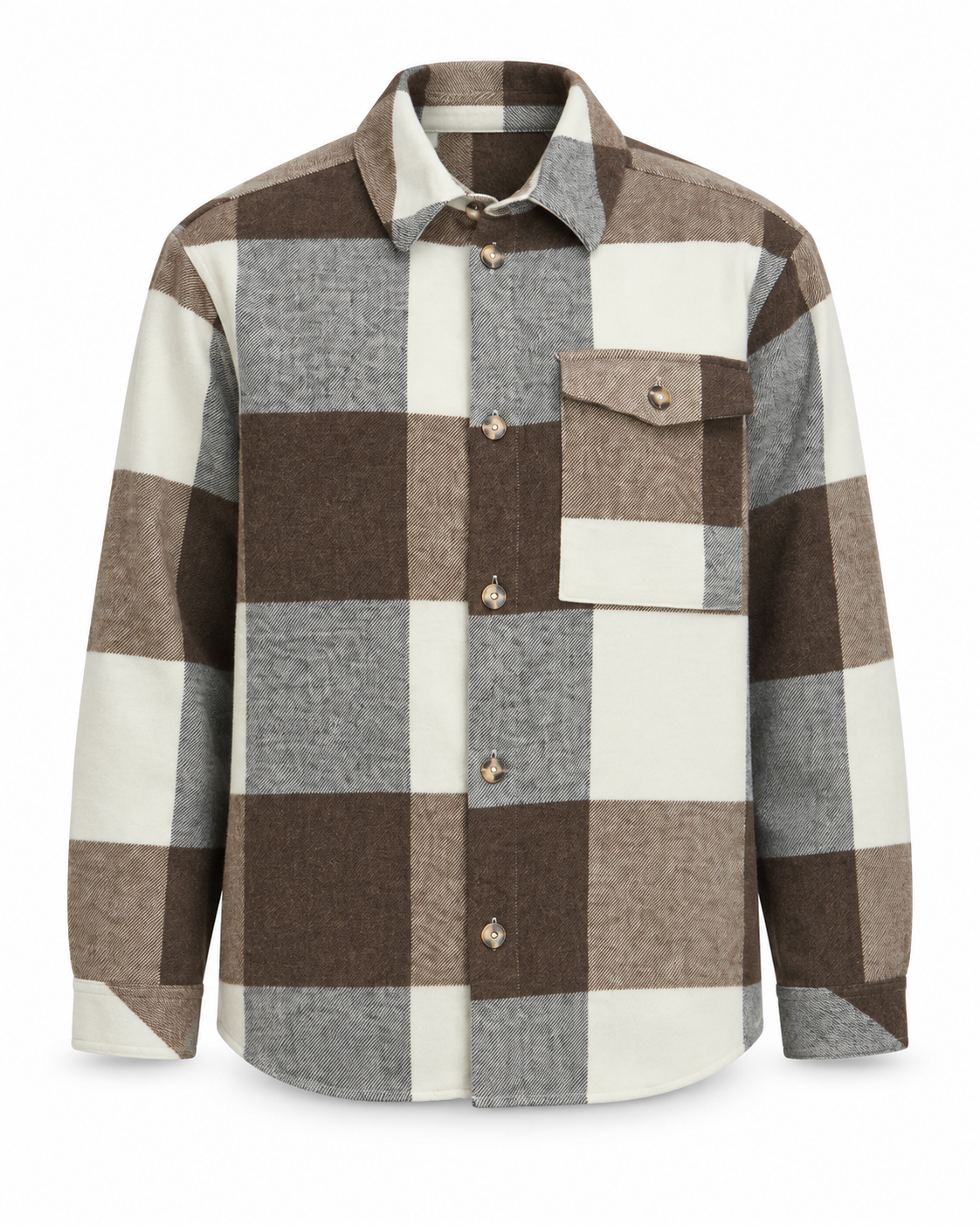 Solid Manheim Overshirt Bungee Cord – packshot på hvit bakgrunn